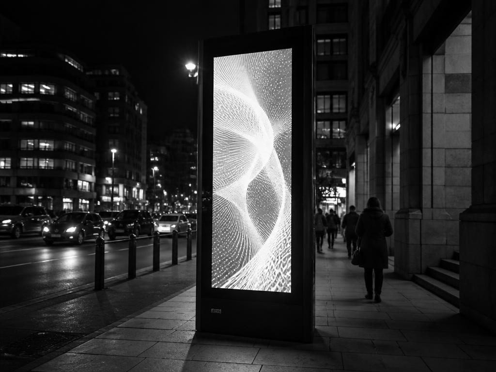 Formato Tótem digital — ejemplo de soporte publicitario